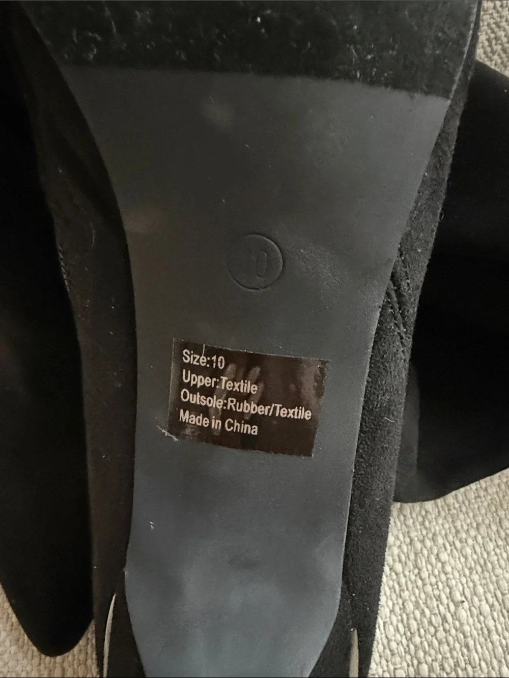 Olivia Miller Black Over-the-Knee Stiletto Boots